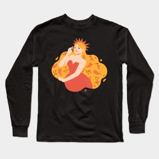 Blonde Nature's Crown Long Sleeve T-Shirt